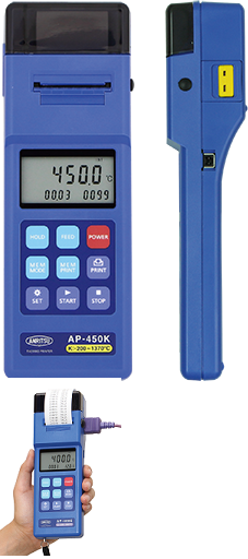 ハンディタイプ プリンタ付溫度計(jì)測器 AP-400E/400K